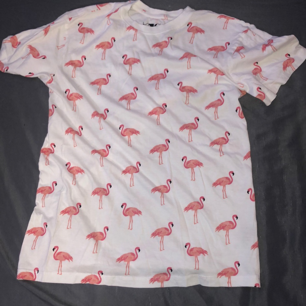 White flamingo shirt